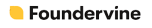 Foundervine logo: yellow folder icon to the left with the word Foundervine in bold black font.